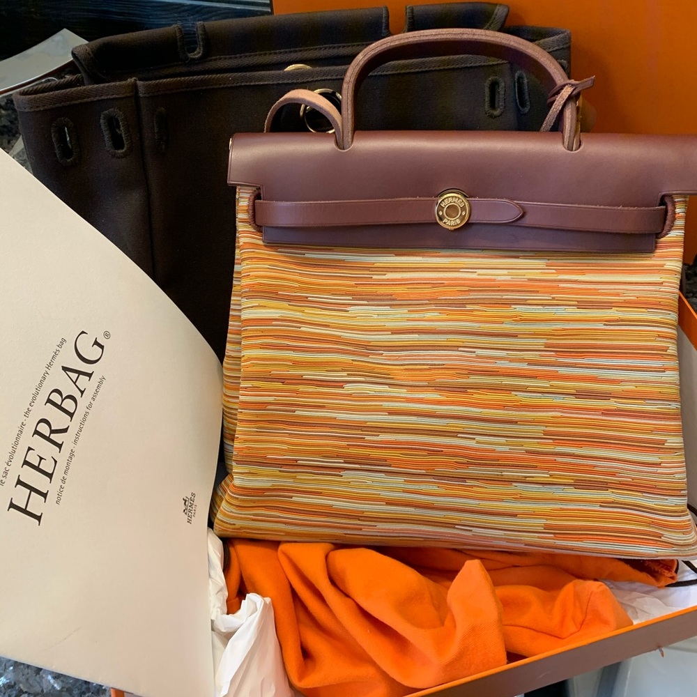 Hermes vintage vibrato herbag pm